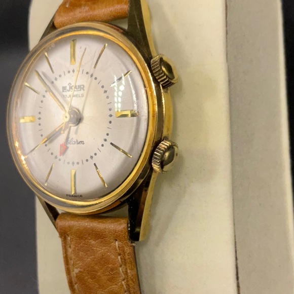 Vintage Le Jour France Alarm Watch, Excellent Condition, Running Fine, ~35mm - Picture 2 of 3